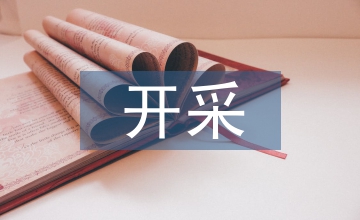 開采設計論文
