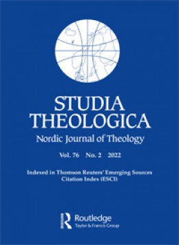Studia Theologica-nordic Journal Of Theology