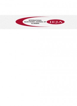 International Electronic Journal Of Algebra
